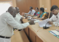 திருவள்ளூர் மாவட்ட ஆட்சியர் ச. கவிதாவை சந்தித்த தமிழக வெற்றிக் கழக சட்டமன்ற உறுப்பினர்கள்