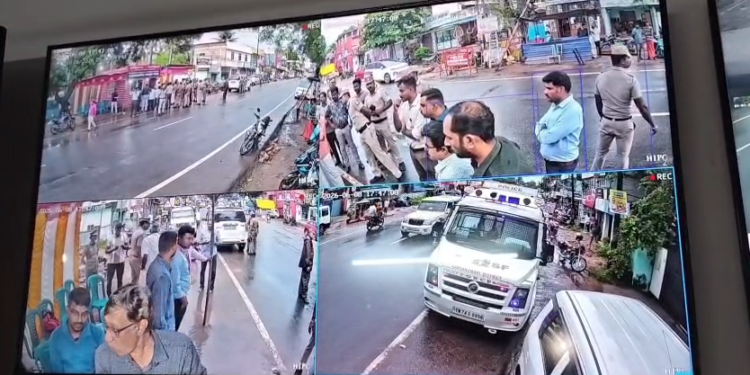 தமிழக – கேரள எல்லை பகுதியான களியக்காவிளை பகுதிகளில் சட்டவிரோத செயல் தடுக்க 50கேமரா 