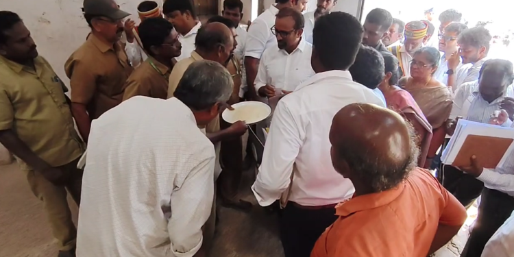 TVK தேர்தல் வாக்குறுதியில் அறிவித்தபடி, நெல் கொள்முதல் விலையை, குவிண்டாலுக்கு ரூபாய் 3,500ஆக உயர்த்த வேங்கடரமணன் பேட்டி