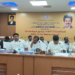 மயிலாடுதுறை மாவட்ட ஆட்சியர் அலுவலக கூட்டரங்கில், அனைத்துத் துறை வளர்ச்சிப் பணி ஆய்வுக்கூட்டம்