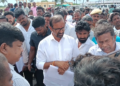 தரங்கம்பாடி மீன்பிடித்துறைமுகத்தில் உணவுத்துறை அமைச்சர் நேரில் ஆய்வு பல கோரிக்கை வைத்த மீனவர்கள் பொதுமக்கள்
