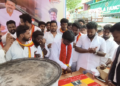 கங்கணம்புத்தூர் ஊராட்சியில் சாலைவசதி செய்து தர வலியுறுத்தியும், குடிநீர் வழங்ககோரியும் ஆர்ப்பாட்டம்