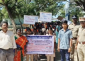 திருக்கடையூர் அரசு மேல்நிலைப்பள்ளி பள்ளி மாணவர்கள் பங்கேற்ற போதை பொருள் தடுப்பு  விழிப்புணர்வு பேரணி
