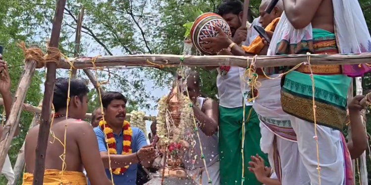 குத்தாலம் அருகே ஒரே கிராமத்தில் ஐந்து கோயில்கள் கும்பாபிஷேகம்