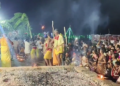 தருமபுரம் ஆதீன பட்டினப்பிரவேசம் நிகழ்ச்சியில் பங்கேற்க வந்த பிரபல பாடகர் வேல்முருகன்