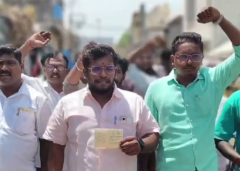 மயிலாடுதுறை நீதிமன்ற வளாகத்தில் 1093 வழக்குகளில் 1கோடியே 95 லட்சம் ரூபாய்க்கு சமரசத் தீர்வு