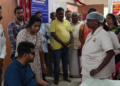மயிலாடுதுறை நீதிமன்ற வளாகத்தில் 1093 வழக்குகளில் 1கோடியே 95 லட்சம் ரூபாய்க்கு சமரசத் தீர்வு