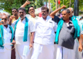 திருவாரூரில் ஆட்டோ தொழிற்சங்க தலைவர்கள் மீது போடப்பட்ட பொய் வழக்குகளை வாபஸ் வாங்க CITUசார்பில் ஆர்ப்பாட்டம்