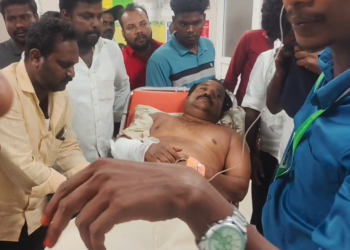 திருமண ஊர்வலத்தில் கார் புகுந்து விபத்து – திமுக நிர்வாகி உள்ளிட்ட 13 பேர் காயம்