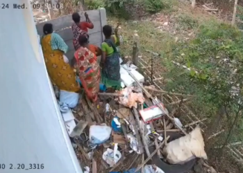 பெண் ஒருவருக்கு சொந்தமான இடத்தை கையகப்படுத்த முயற்சி புகாரை காவல்துறையினர் எடுக்க மறுத்ததாக பரபரப்பு புகார்
