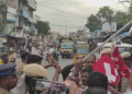 அமெரிக்க இந்திய வர்த்தக ஒப்பந்தத்திற்கு எதிர்ப்பு தெரிவித்து பிரதமர் மோடி உருவப்படம் எரித்து போராட்டம்