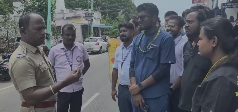 திருக்கழுக்குன்றத்தில் ஸ்ரீ சத்யசாய் மருத்துவக் கல்லூரி மருத்துவமனை &ஆராய்ச்சி நிறுவனம் சார்பில் போதை இல்லாத தமிழகம் உருவாக்க விழிப்புணர்வு பேரணி