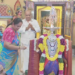 மயிலாடுதுறை கூறைநாடு அக்குளூர் அமைந்துள்ள ஸ்ரீ மஹா மாரியம்மன் ஆலயத்தில், ஆடி பௌர்ணமியை முன்னிட்டு 108 திருவிளக்கு பூஜை