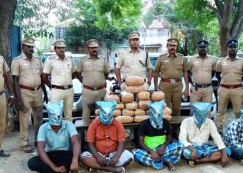 திருமுல்லைவாசல் அரசுமாதிரி மேல்நிலைப்பள்ளியில் போதைப்பொருள்கள் ஒழிப்பு ஆட்சியர் ஸ்ரீகாந்த் தலைமையில் விழிப்புணர்வு