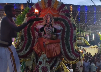 நாகையில் எம்பி தலைமையில் நடைபெற்ற ஆர்ப்பாட்டத்தில் மது போதையில் அலப்பறையில் ஈடுபட்ட நபரால் பரபரப்பு