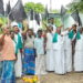 நாகையில் எம்பி தலைமையில் நடைபெற்ற ஆர்ப்பாட்டத்தில் மது போதையில் அலப்பறையில் ஈடுபட்ட நபரால் பரபரப்பு