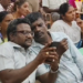நாகையில் எம்பி தலைமையில் நடைபெற்ற ஆர்ப்பாட்டத்தில் மது போதையில் அலப்பறையில் ஈடுபட்ட நபரால் பரபரப்பு