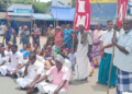 குடிநீர் தட்டுப்பாட்டை கண்டித்து மேலப்பிடாகையில் சாலை மறியல்: காலிகுடங்களுடன் மக்கள் போராட்டம் 