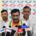 மயிலாடுதுறையில் தவெக, திமுகவினர் போராட்டம். தவெகவினர் போராட்டம் நடத்திய இடத்தில் சாலைமறியல் போராட்டம்