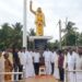 சீர்காழி அருகே முன்னாள் முதலமைச்சர் கருணாநிதியின் 9ஆம் ஆண்டு நினைவு நாள் அனுசரிப்பு