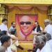 மயிலாடுதுறை முன்னாள் முதல்வர் கலைஞரின் 8-ம் ஆண்டு நினைவு தினம் திமுகவினரால் அனுசரிப்பு மரியாதை