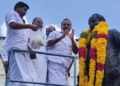 விநாயகர் சதுர்த்தி விழாவை முன்னிட்டு தரங்கம்பாடி தாலுக்கா பகுதியில் விநாயகர் சிலைகள் ஊர்வலம்