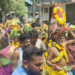 விநாயகர் சதுர்த்தி விழாவை முன்னிட்டு தரங்கம்பாடி தாலுக்கா பகுதியில் விநாயகர் சிலைகள் ஊர்வலம்