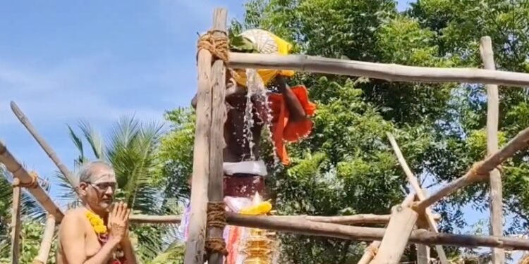 கஞ்சாநகரத்தில் அமைந்துள்ள மிகவும் பழமையான ஸ்ரீ அமிர்தகடேஸ்வரர் ஆலய மஹா கும்பாபிஷேகம்