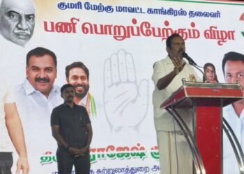 2029 ல் பாரத பிரதமர் ராகுல்காந்திதான் அதில் ஏதேனும் மாற்றம் என TVK அமைச்சர் ராஜேஷ்குமார் சபதம்
