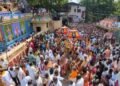 திடீரென்று பெய்த மழை காரணமாக நெல் மூட்டைகள், மழையில் நனைந்து சேதம்விவசாயிகள் வேதனை