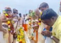 ஈரானிய கடற்கொள்ளையர்கள் சுட்டதில் சவுதி அரேபியாவில் உயிரிழந்த 2 மீனவர்களுக்குஅரசு அதிகாரிகள் அஞ்சலி