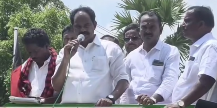 மதுராந்தகம் இடைத்தேர்தல் திமுக வேட்பாளர் பரந்தாமனை ஆதரித்து மல்லசத்தியா பிரச்சாரம்