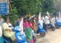 திருமக்கோட்டையில் சுற்றுச்சூழல் ஆர்வலர் மாலதிபழனிச்சாமி 1லட்சம் மரக்கன்று நடும் பணி